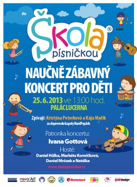 Koncert Škola písničkou v Lucerně