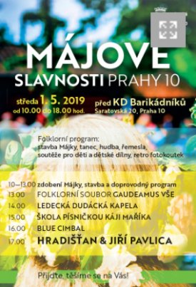 MÁJOVÉ SLAVNOSTI PRAHY 10 - koncert Škola písničkou pro děti