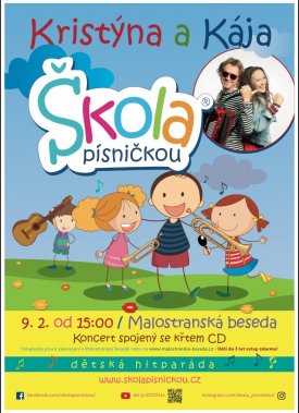 KONCERT & KŘEST CD ŠKOLA PÍSNIČKOU S ŽÁČKEM